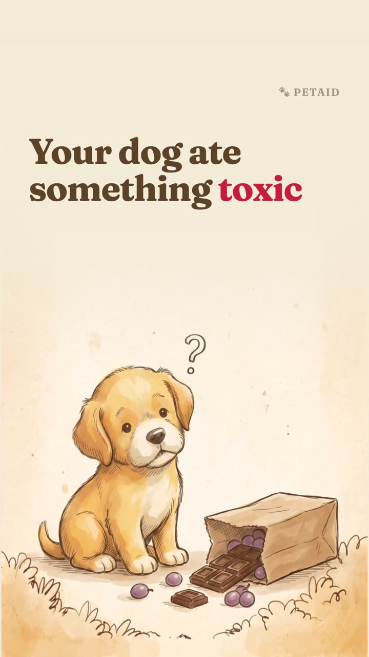 Your dog ate something toxic: what to do