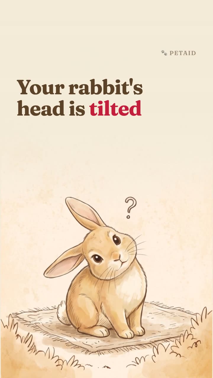 What to do when your rabbit's head is tilted